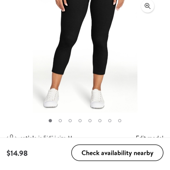 New women size 4/6 fitted stretch Capri jeggings - Picture 7 of 7